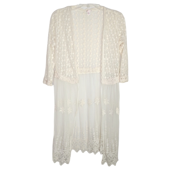 Xhilaration Intimates & Sleepwear Xhilaration Cream Crochet Lace